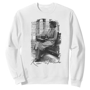 Rosa Parks Montgomery Bus Boycott Sweatshirt Civil Rights History TS12 White Print Your Wear