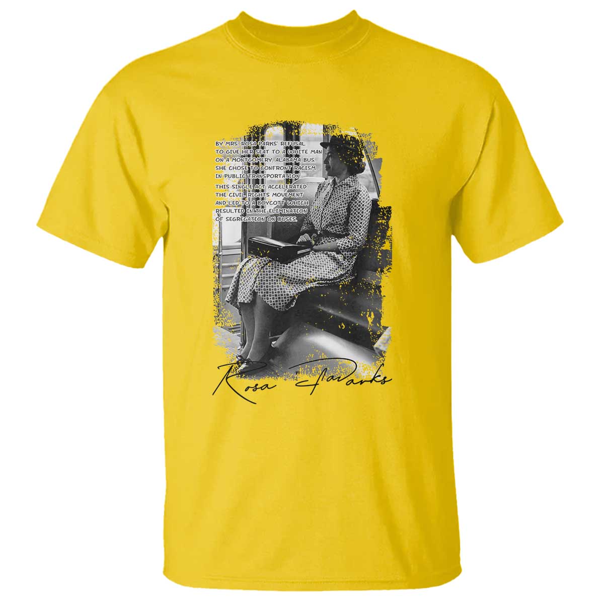 Rosa Parks Montgomery Bus Boycott T Shirt Civil Rights History TS12 Daisy Print Your Wear