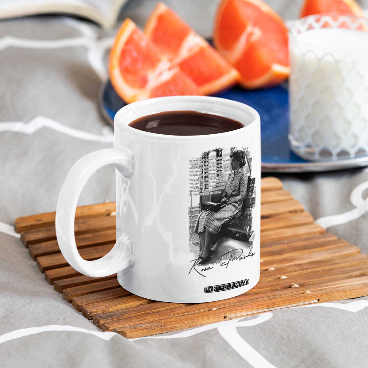 Rosa Parks Montgomery Bus Boycott Coffee Mug Civil Rights History TS12 Print Your Wear
