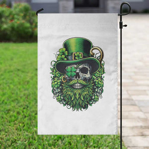 Irish Leprechaun Skull Garden Flag St Patricks Day Party Gift TS12 Print Your Wear