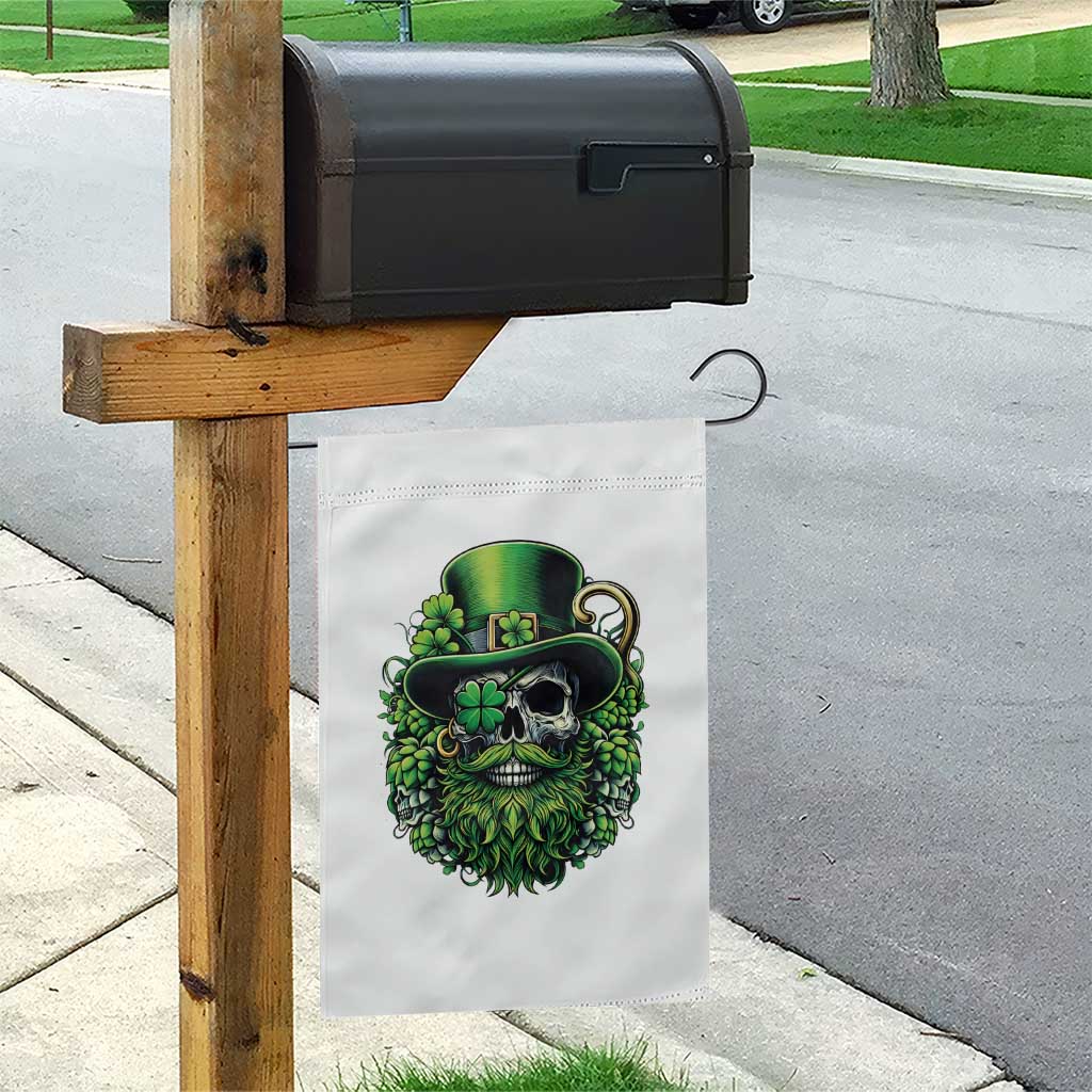 Irish Leprechaun Skull Garden Flag St Patricks Day Party Gift TS12 Print Your Wear