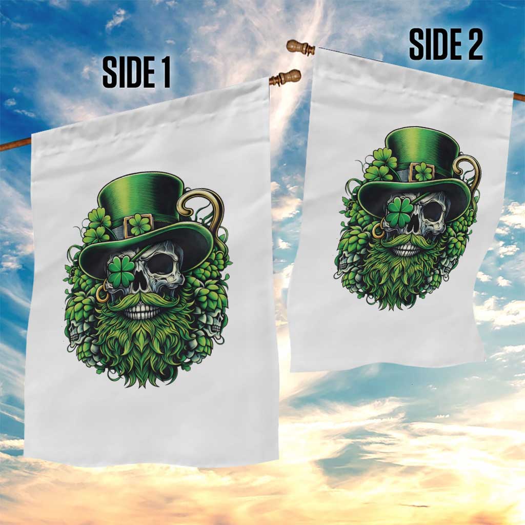 Irish Leprechaun Skull Garden Flag St Patricks Day Party Gift TS12 Print Your Wear