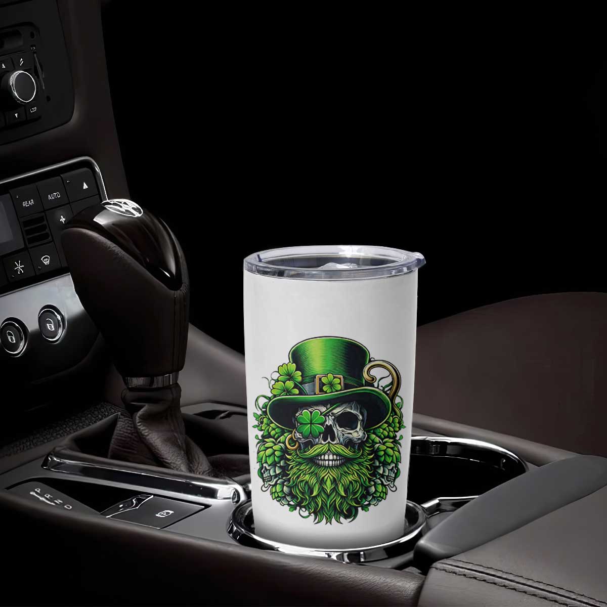 Irish Leprechaun Skull Tumbler Cup St Patricks Day Party Gift TS12 Print Your Wear