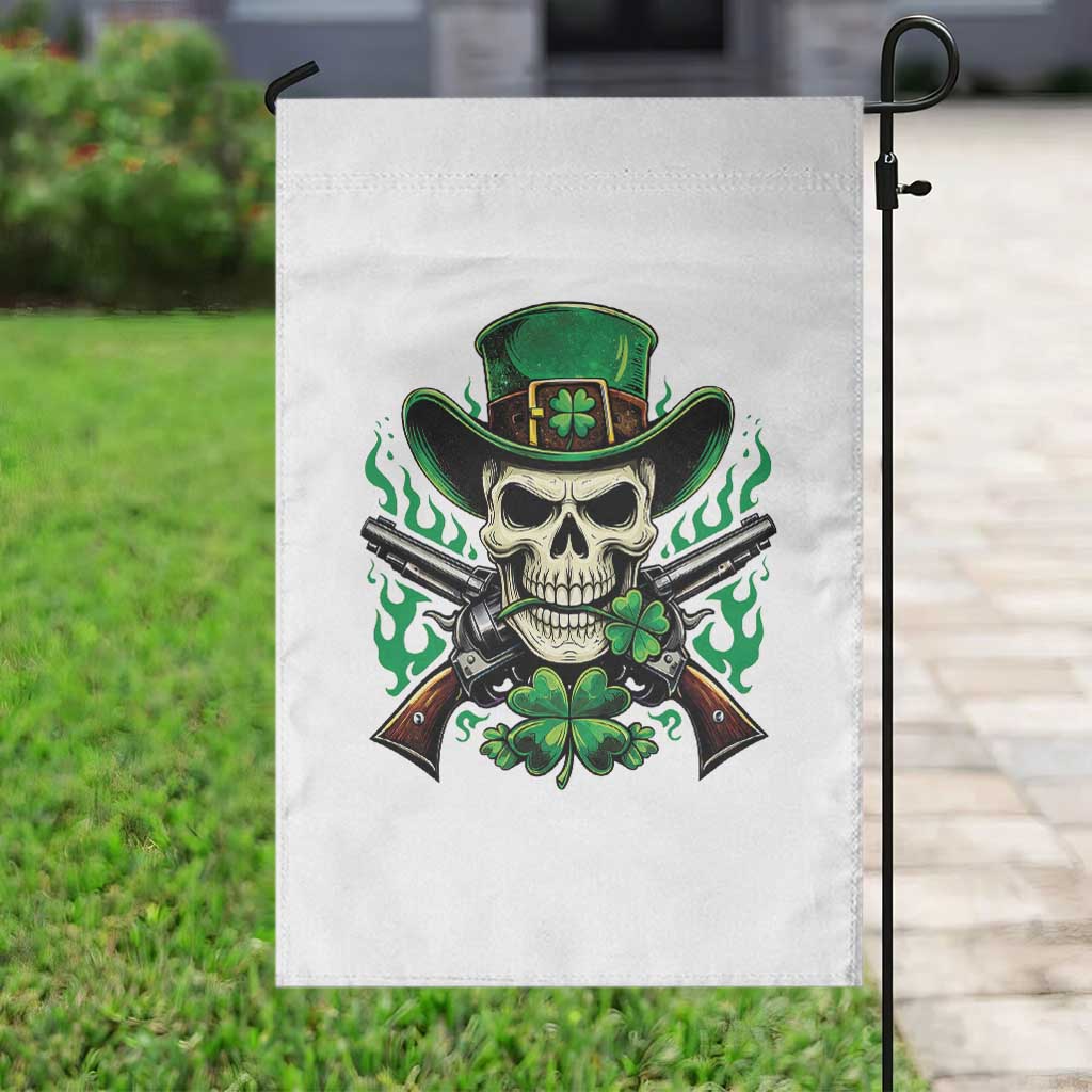 Irish Cowboy Skeleton Garden Flag St Patricks Day Party Gift TS12 Print Your Wear