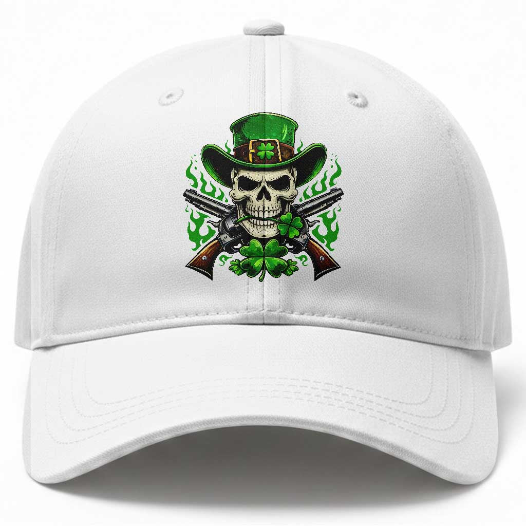 Irish Cowboy Skeleton Baseball Cap St Patricks Day Party Gift TS12 Print Your Wear