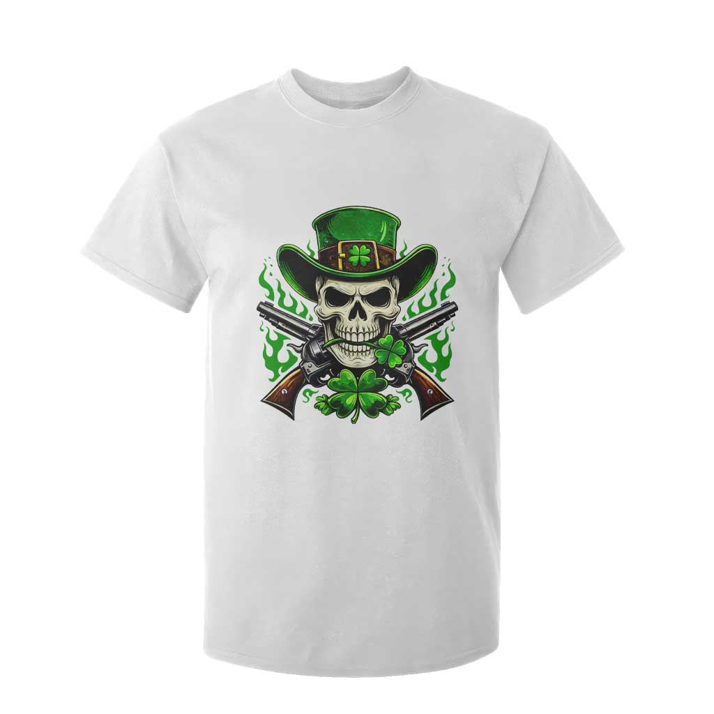 Irish Cowboy Skeleton T Shirt For Kid St Patricks Day Party Gift TS12 White Print Your Wear