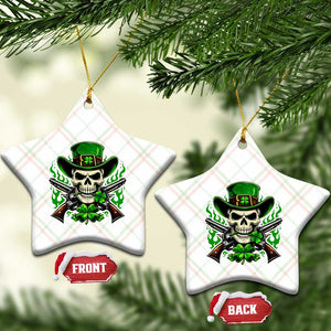 Irish Cowboy Skeleton Ceramic Ornament St Patricks Day Party Gift TS12 Print Your Wear