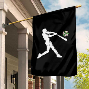 St Patricks Day Baseball Batter Garden Flag Irish Sports Gift TS12 Print Your Wear