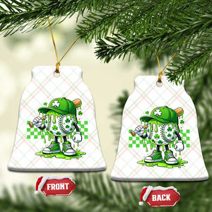 St Patricks Day Shamrock Baseball Player Gift Ceramic Ornament TS12 Print Your Wear