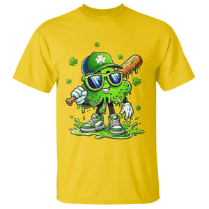 Funny St Patricks Day Clover Baseball Player Gift T Shirt TS12 Daisy Print Your Wear