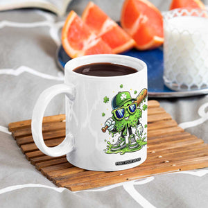 Funny St Patricks Day Clover Baseball Player Gift Coffee Mug TS12 Print Your Wear