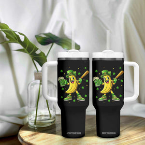 Funny Banana Baseball Player Gift Tumbler With Handle St Patricks Day TS12 Print Your Wear
