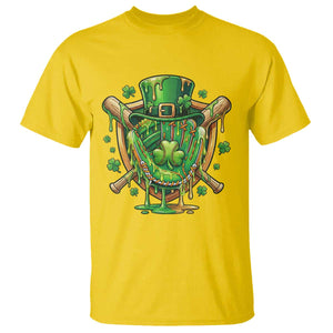 Slimy Shamrock Baseball Glove T Shirt St Patricks Day Gift TS12 Daisy Print Your Wear