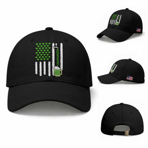 St Patricks Day Irish American Pride Gift Baseball Cap TS12 Baseball Cap Universal Fit Black Print Your Wear