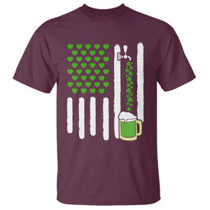St Patricks Day Irish American Pride Gift T Shirt TS12 Maroon Print Your Wear