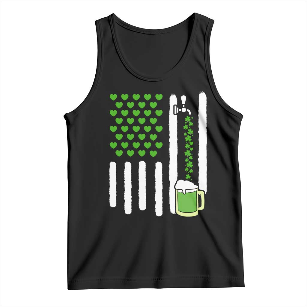 St Patricks Day Irish American Pride Gift Tank Top TS12 Black Print Your Wear