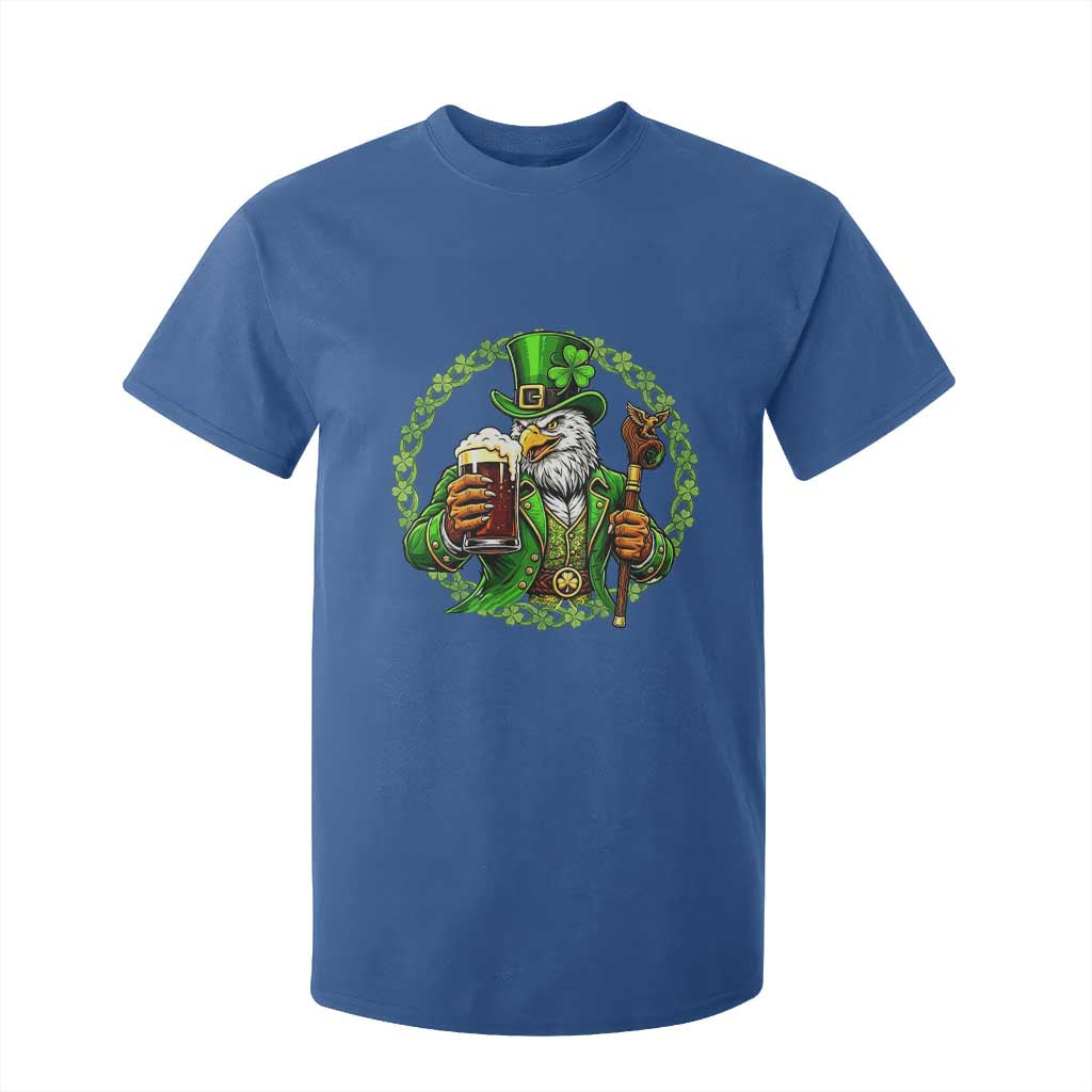 Irish Patriotic Eagle Leprechaun T Shirt For Kid St Patricks Day Gift TS12 Royal Blue Print Your Wear