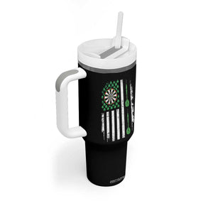 Irish American Darts Shamrock Flag Gift Tumbler With Handle TS12 Print Your Wear