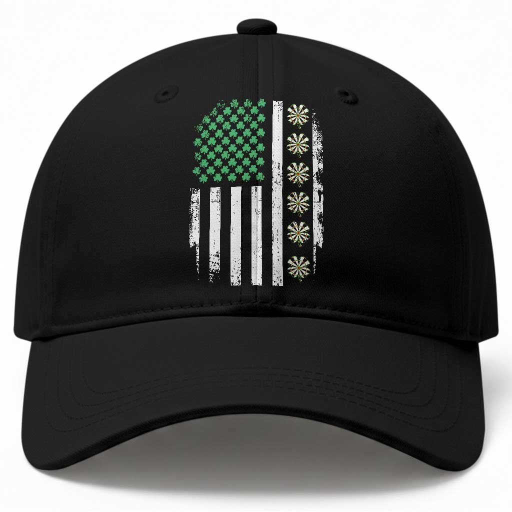 Vintage Shamrock Lucky Darts Baseball Cap St Patricks Day Gift TS12 Print Your Wear