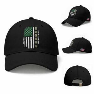 Vintage Shamrock Lucky Darts Baseball Cap St Patricks Day Gift TS12 Baseball Cap Universal Fit Black Print Your Wear