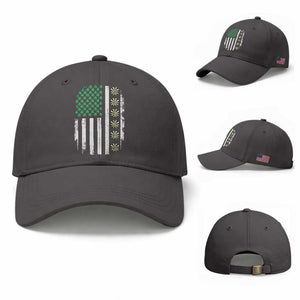 Vintage Shamrock Lucky Darts Baseball Cap St Patricks Day Gift TS12 Baseball Cap Universal Fit Dark Gray Print Your Wear