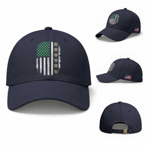 Vintage Shamrock Lucky Darts Baseball Cap St Patricks Day Gift TS12 Baseball Cap Universal Fit Navy Print Your Wear