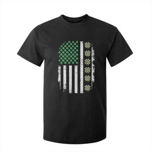 Vintage Shamrock Lucky Darts T Shirt For Kid St Patricks Day Gift TS12 Black Print Your Wear