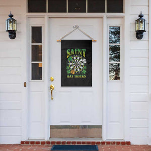 Funny Darts St Patricks Day Gift Garden Flag Saint Hat Tricks TS12 Print Your Wear