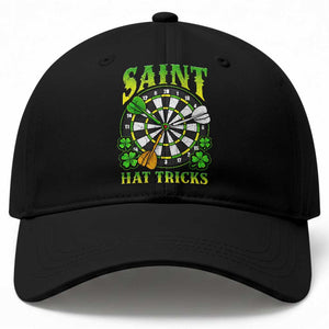 Funny Darts St Patricks Day Gift Baseball Cap Saint Hat Tricks TS12 Print Your Wear