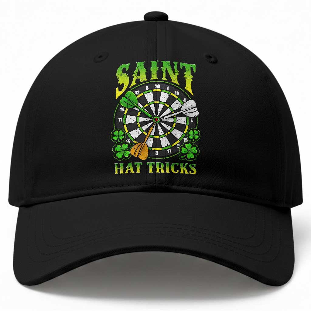 Funny Darts St Patricks Day Gift Baseball Cap Saint Hat Tricks TS12 Print Your Wear
