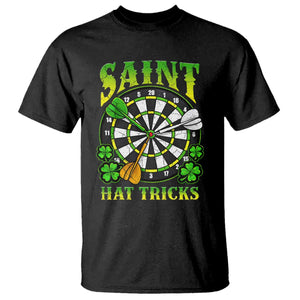 Funny Darts St Patricks Day Gift T Shirt Saint Hat Tricks TS12 Black Print Your Wear