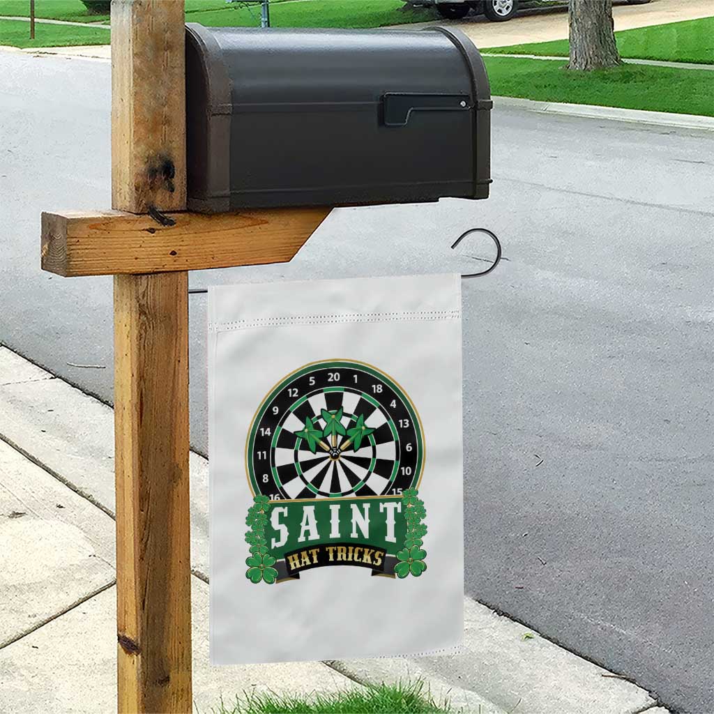Saint Hat Tricks Garden Flag St Patricks Day Dart Thrower Gift TS12 Print Your Wear