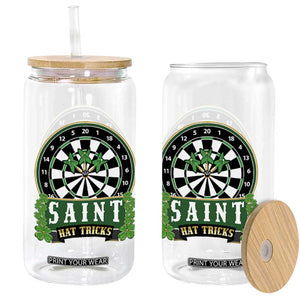 Saint Hat Tricks Glass Can St Patricks Day Dart Thrower Gift TS12 Print Your Wear