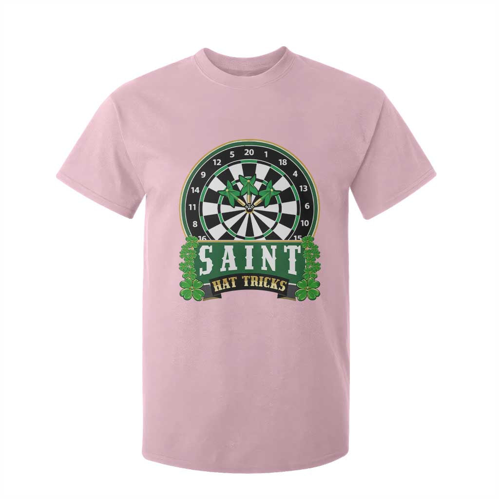 Saint Hat Tricks T Shirt For Kid St Patricks Day Dart Thrower Gift TS12 Light Pink Print Your Wear
