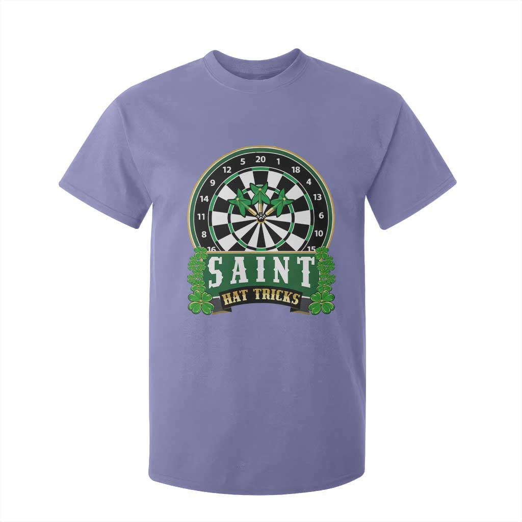 Saint Hat Tricks T Shirt For Kid St Patricks Day Dart Thrower Gift TS12 Violet Print Your Wear