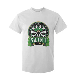 Saint Hat Tricks T Shirt For Kid St Patricks Day Dart Thrower Gift TS12 White Print Your Wear