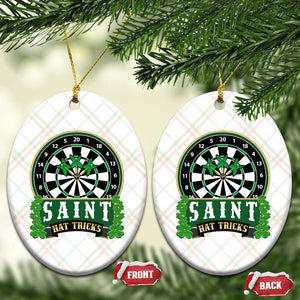 Saint Hat Tricks Ceramic Ornament St Patricks Day Dart Thrower Gift TS12 Print Your Wear