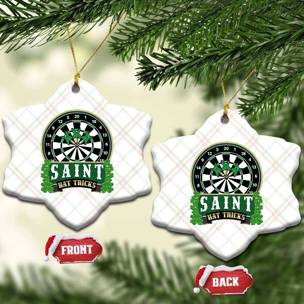Saint Hat Tricks Ceramic Ornament St Patricks Day Dart Thrower Gift TS12 Print Your Wear