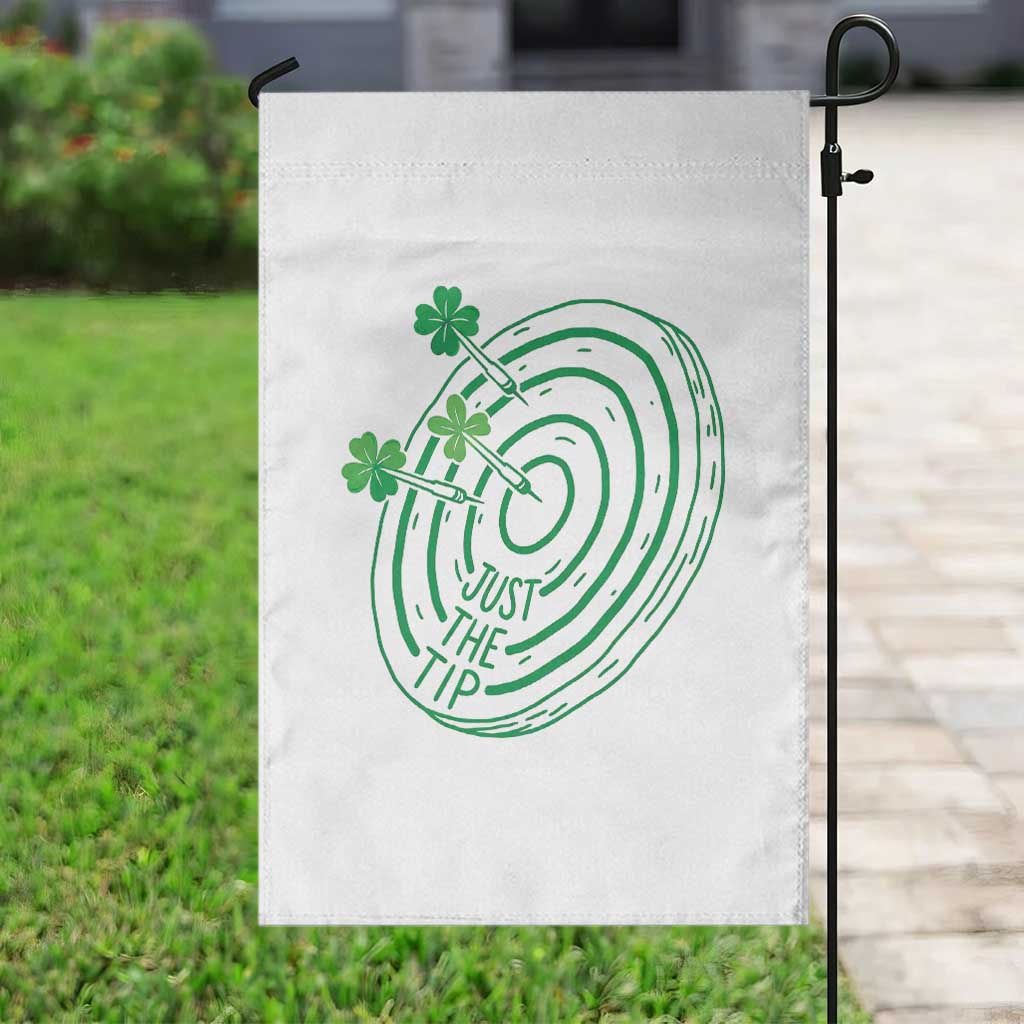 Dirty Humor Dartist St Patricks Day Gift Garden Flag Just The Tip TS12 Print Your Wear