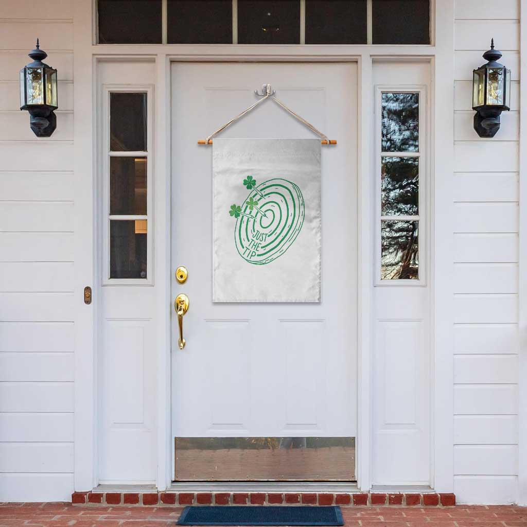 Dirty Humor Dartist St Patricks Day Gift Garden Flag Just The Tip TS12 Print Your Wear
