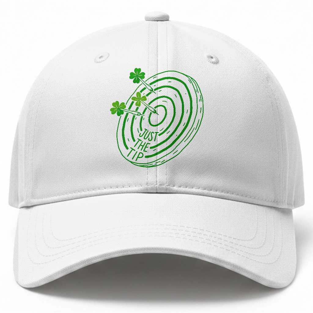 Dirty Humor Dartist St Patricks Day Gift Baseball Cap Just The Tip TS12 Print Your Wear