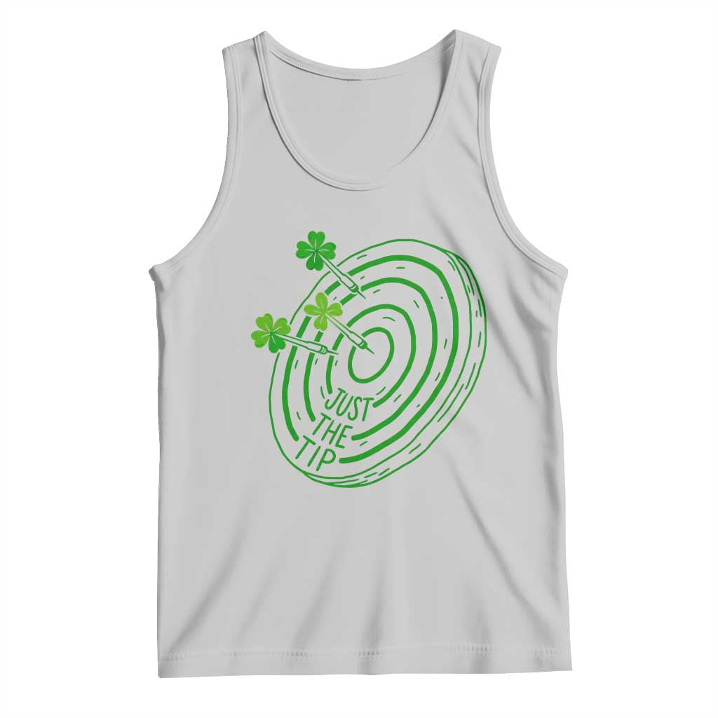 Dirty Humor Dartist St Patricks Day Gift Tank Top Just The Tip TS12 Ash Print Your Wear