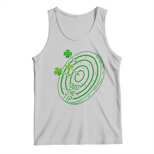 Dirty Humor Dartist St Patricks Day Gift Tank Top Just The Tip TS12 Ash Print Your Wear