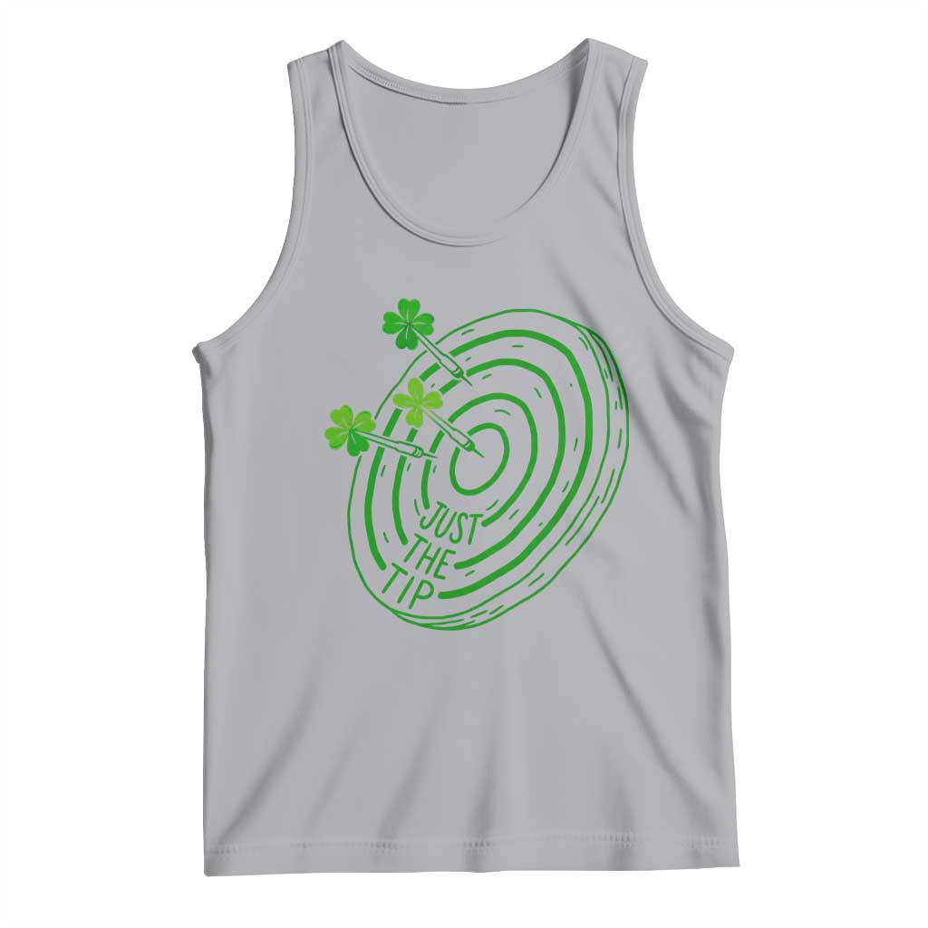 Dirty Humor Dartist St Patricks Day Gift Tank Top Just The Tip TS12 Athletic Heather Print Your Wear