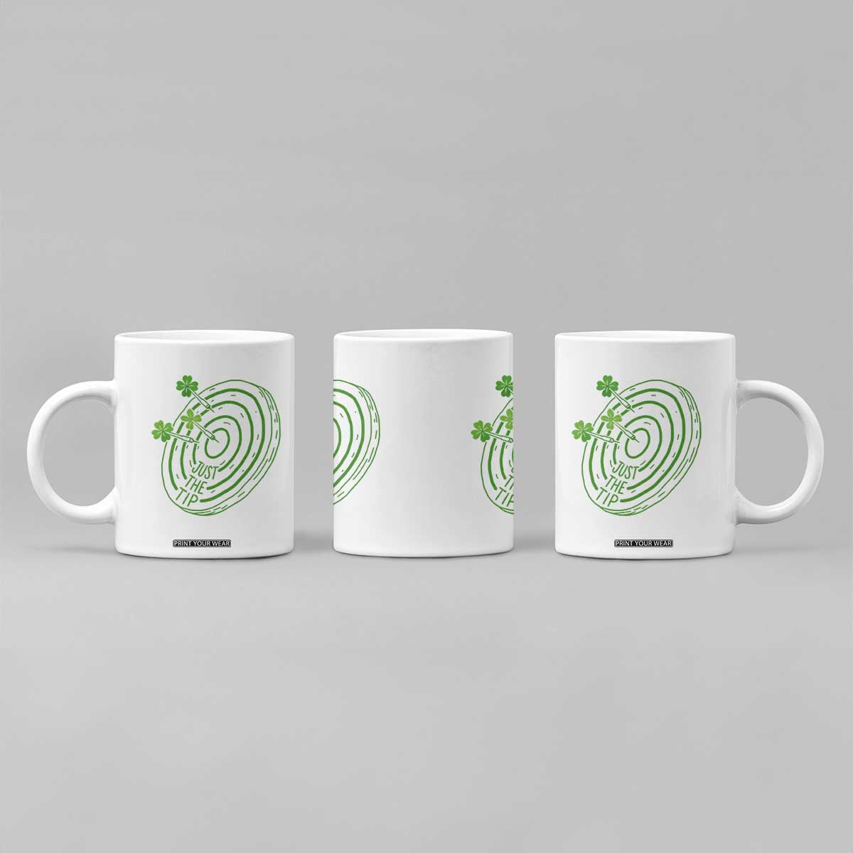 Dirty Humor Dartist St Patricks Day Gift Coffee Mug Just The Tip TS12 Print Your Wear