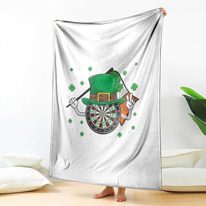 Lucky Darts Board With Irish Flag Throw Blanket St Patricks Day Gift TS12 Print Your Wear