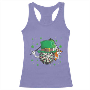 Lucky Darts Board With Irish Flag Racerback Tank Top St Patricks Day Gift TS12 Violet Print Your Wear