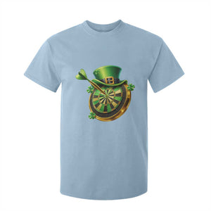 St Patricks Day Irish Darts Board Celebration Gift T Shirt For Kid TS12 Light Blue Print Your Wear
