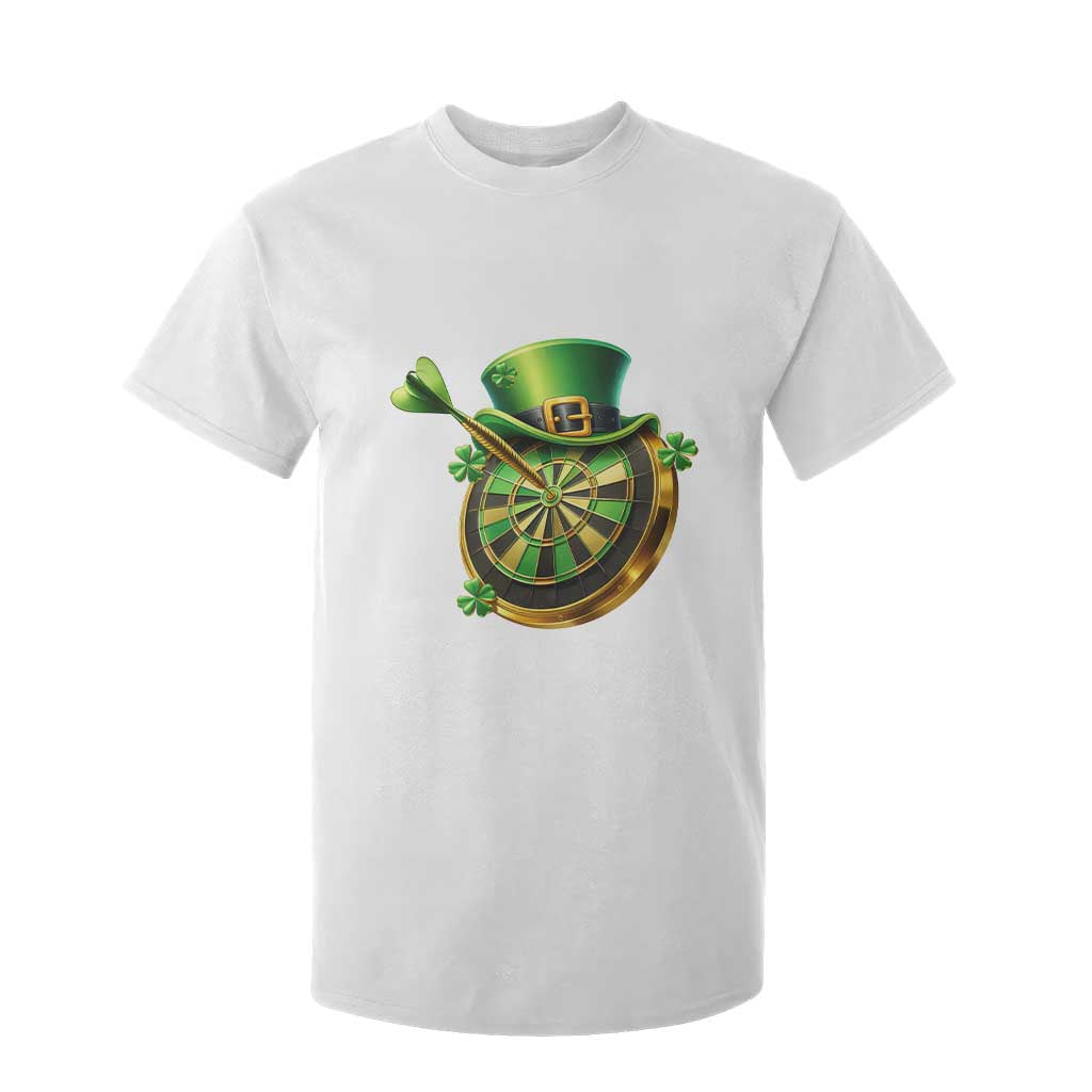 St Patricks Day Irish Darts Board Celebration Gift T Shirt For Kid TS12 White Print Your Wear