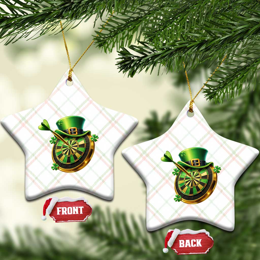St Patricks Day Irish Darts Board Celebration Gift Ceramic Ornament TS12 Print Your Wear